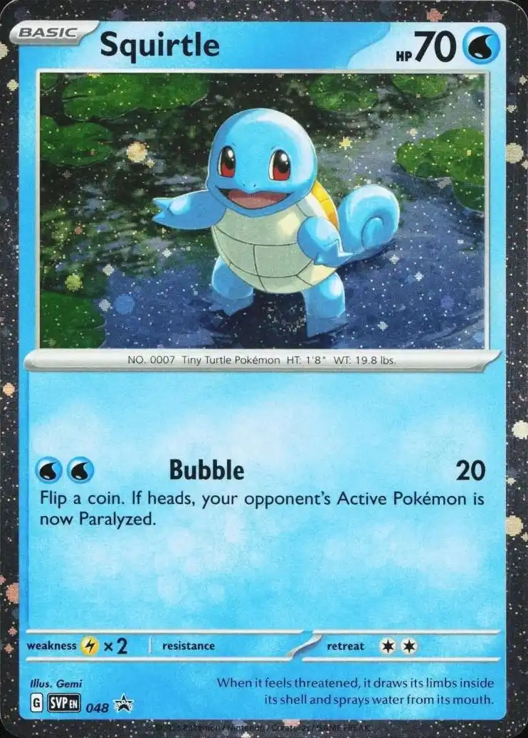 Scarlet & Violet Promos - SVP048 - Squirtle (Cosmos Holo)