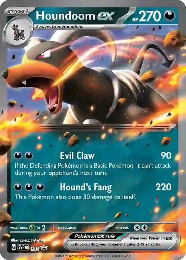 Scarlet & Violet Promos - SVP103 - Houndoom ex