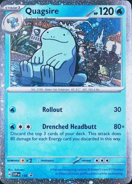 Scarlet & Violet Promos - SVP156 - Quagsire (Cosmos Holo)