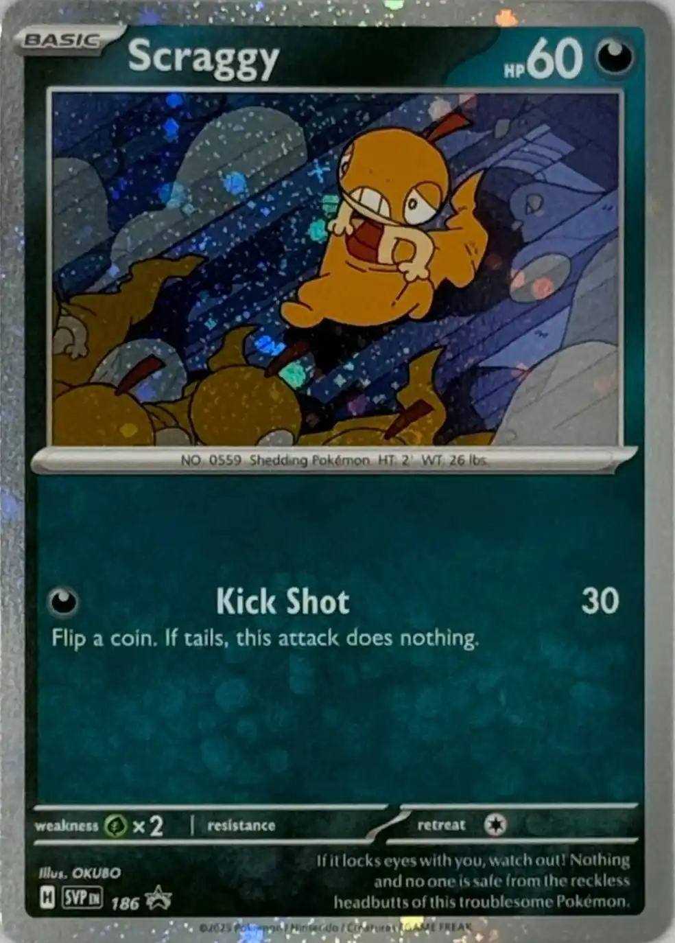 Scarlet & Violet Promos - SVP186 - Scraggy (Cosmos Holo)