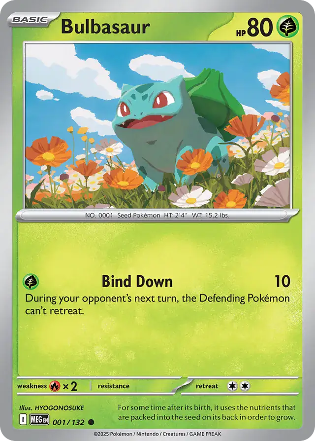 MEG - Mega Evolution - 001/132 - Bulbasaur