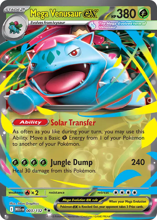MEG - Mega Evolution - 003/132 - Mega Venusaur ex