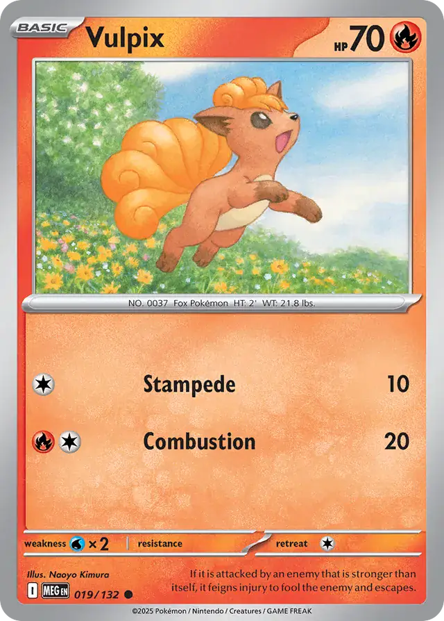 MEG - Mega Evolution - 019/132 - Vulpix