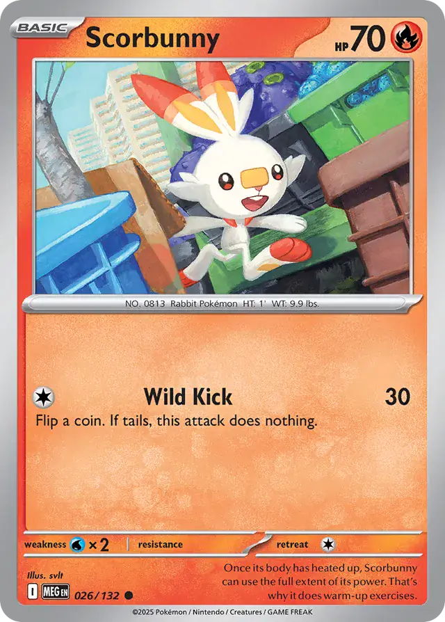MEG - Mega Evolution - 026/132 - Scorbunny
