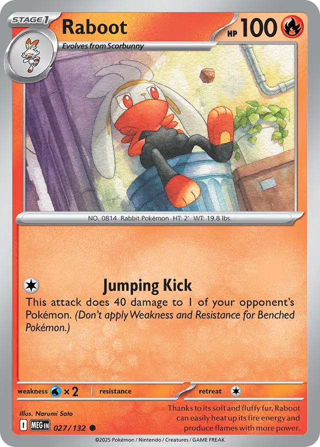 MEG - Mega Evolution - 027/132 - Raboot