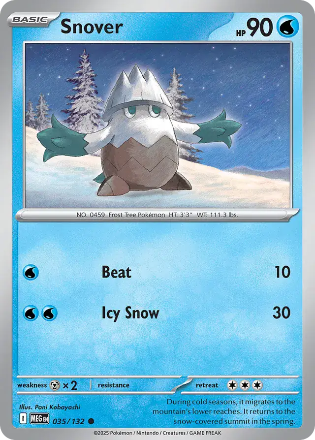 MEG - Mega Evolution - 035/132 - Snover