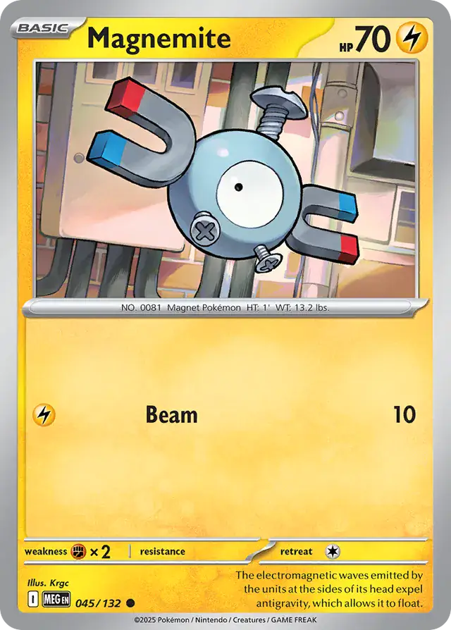 MEG - Mega Evolution - 045/132 - Magnemite