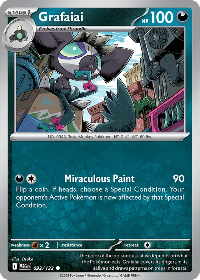 MEG - Mega Evolution - 092/132 - Grafaiai