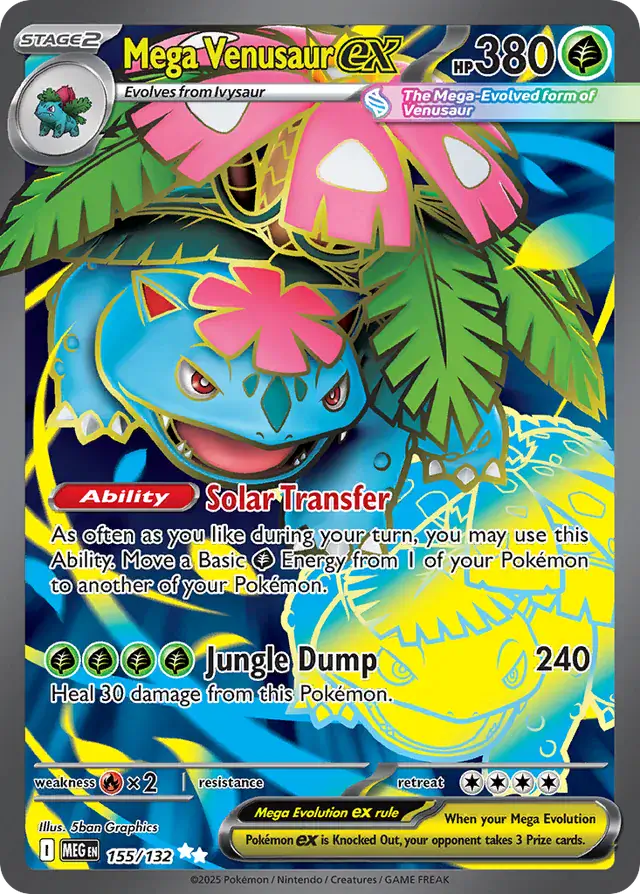MEG - Mega Evolution - 155/132 - Mega Venusaur ex