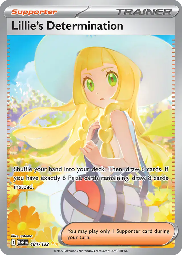 MEG - Mega Evolution - 184/132 - Lillie's Determination