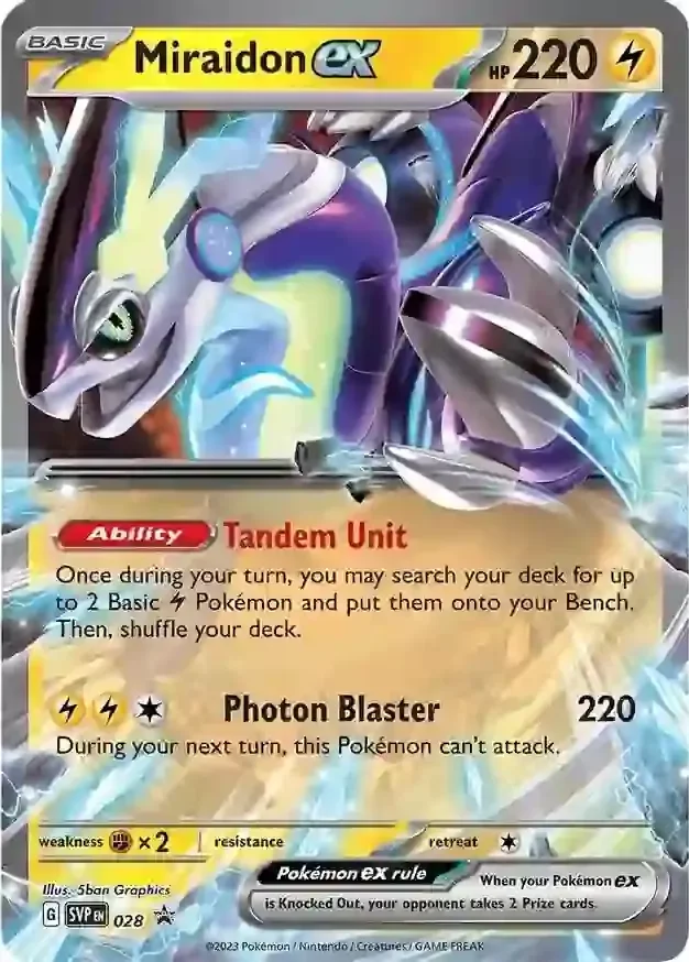 Scarlet & Violet Promos - SVP028 - Miraidon ex