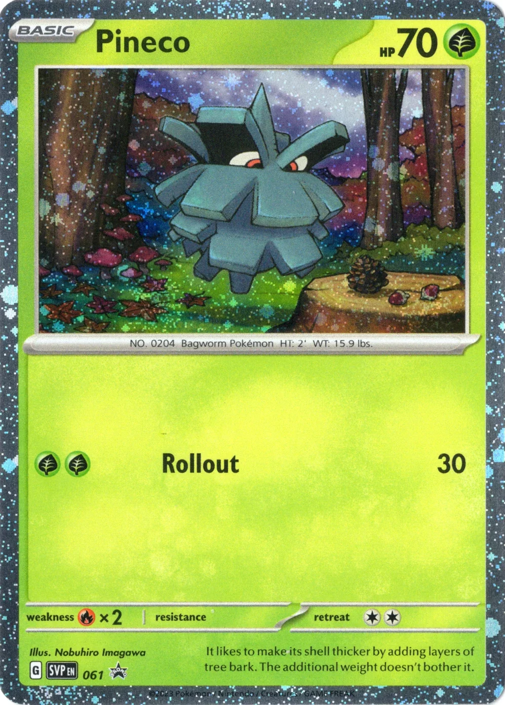 Scarlet & Violet Promos - SVP061 - Pineco (Cosmos Holo)