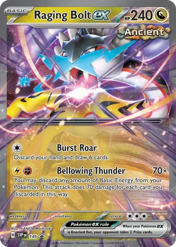 Scarlet & Violet Promos - SVP145 - Raging Bolt ex