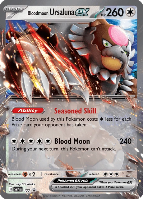Scarlet & Violet Promos - SVP177 - Bloodmoon Ursaluna ex