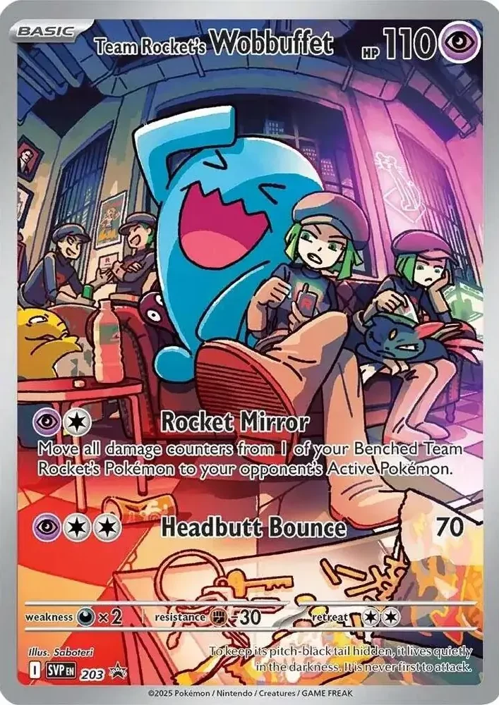 Scarlet & Violet Promos - SVP203 - Team Rocket's Wobbuffet