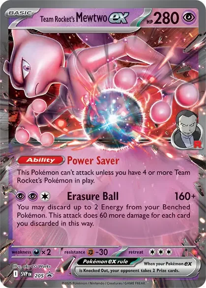 Scarlet & Violet Promos - SVP205 - Team Rocket's Mewtwo ex