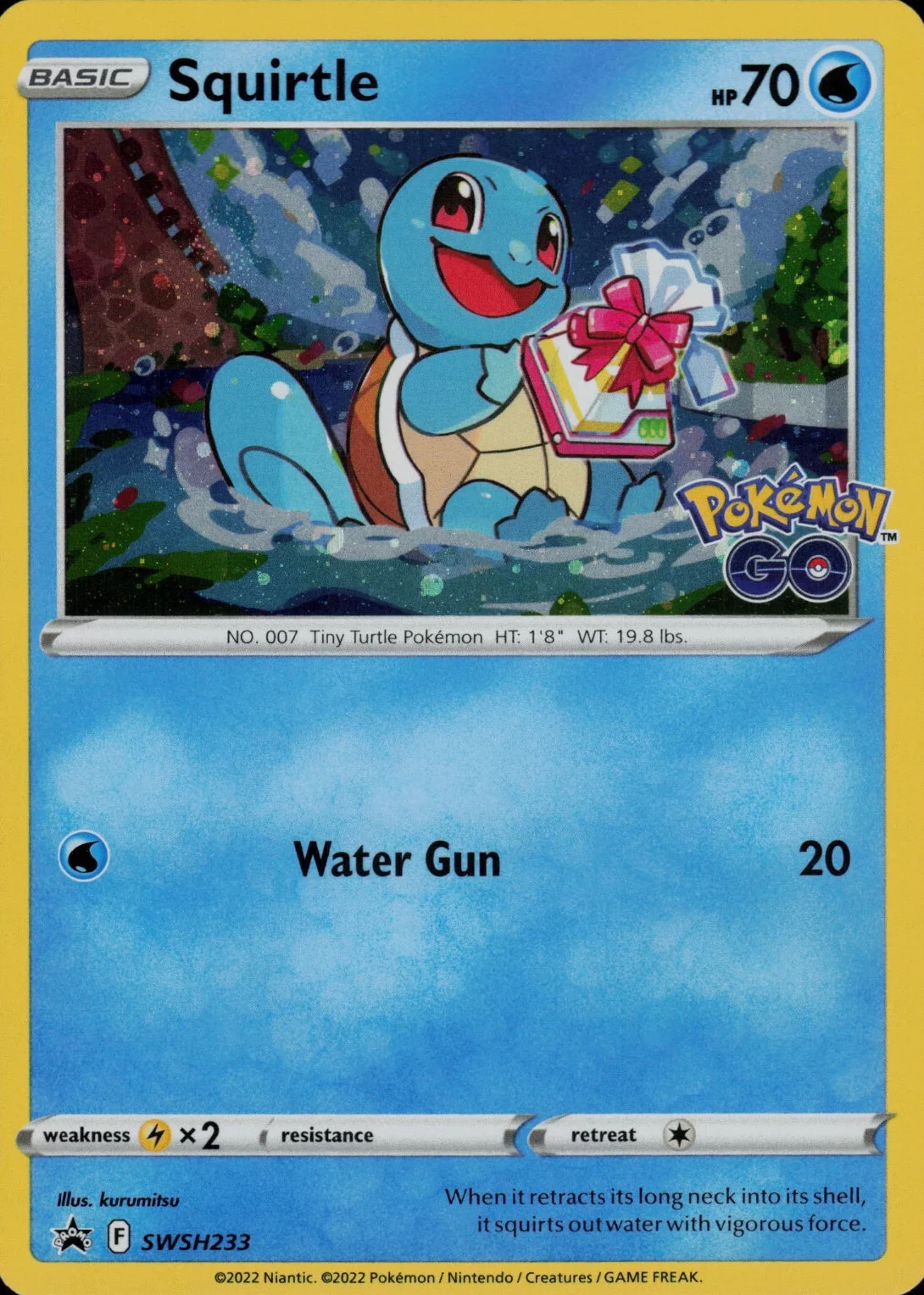 Sword & Shield Promos - SWSH233 - Squirtle (Cosmos Holo)