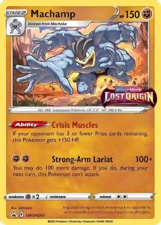 Sword & Shield Promos - SWSH243 - Machamp (Stamped Holo)