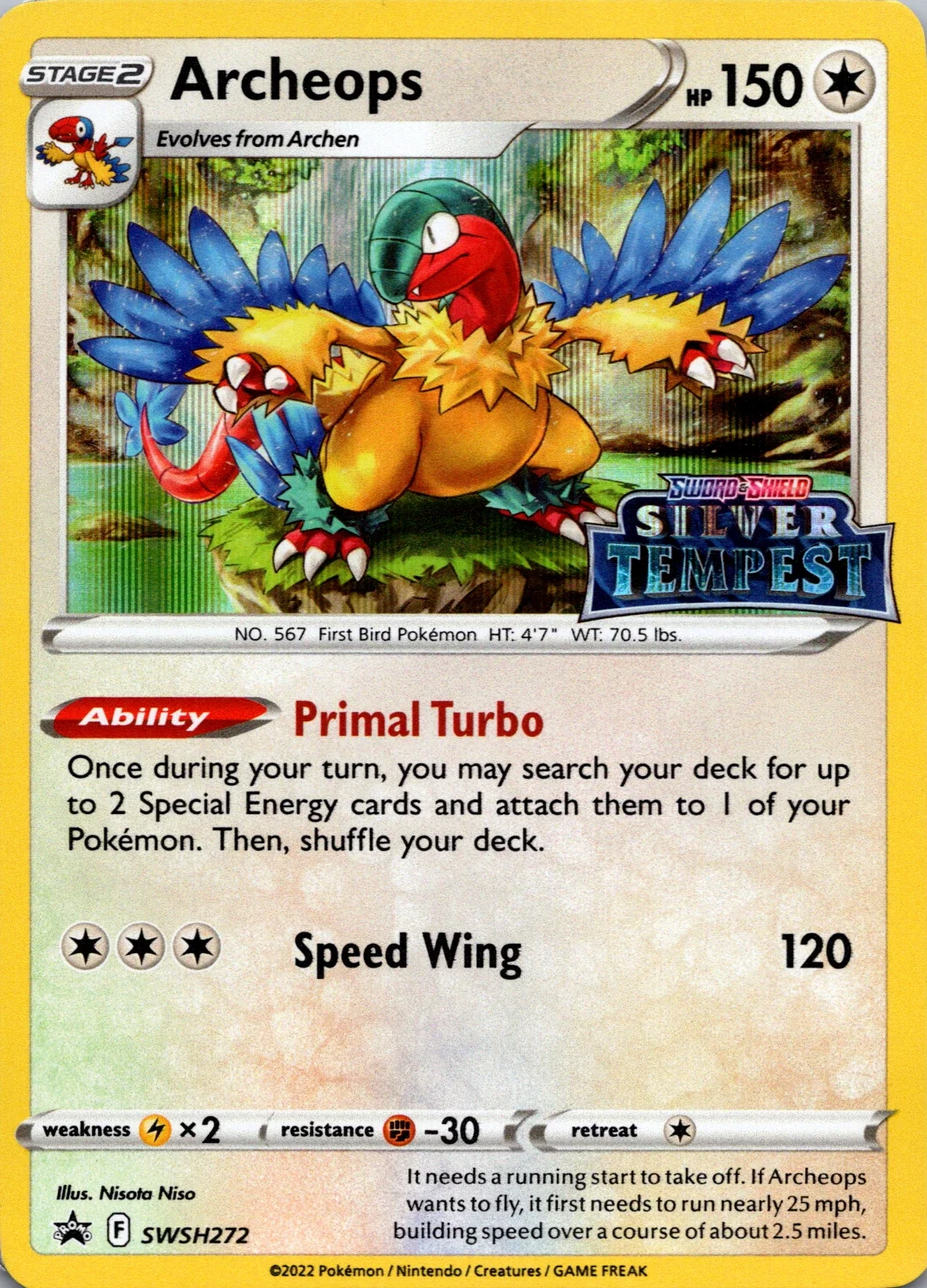 Sword & Shield Promos - SWSH272 - Archeops (Stamped Holo)