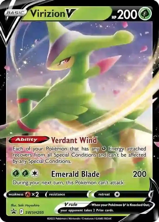 Sword & Shield Promos - SWSH295 - Virizion V