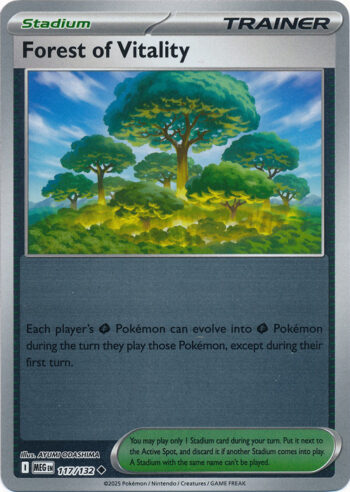 Karta Pokémon – Mega Evolution – 117/132 – Forest of Vitality (Reverse Holo)