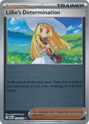 Karta Pokémon – Mega Evolution – 119/132 – Lillie’s Determination (Reverse Holo)