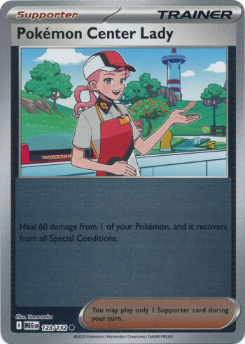 Karta Pokémon – Mega Evolution – 123/132 – Pokémon Center Lady (Reverse Holo)