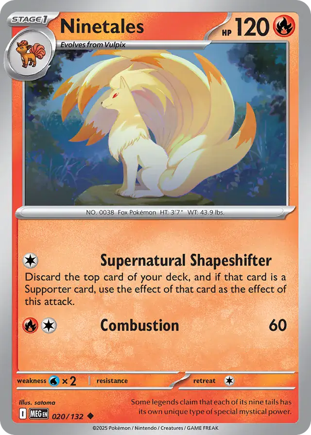 MEG - Mega Evolution - 020/132 - Ninetales