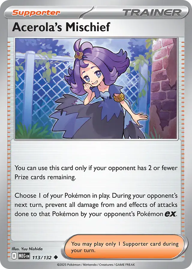 MEG - Mega Evolution - 113/132 - Acerola's Mischief